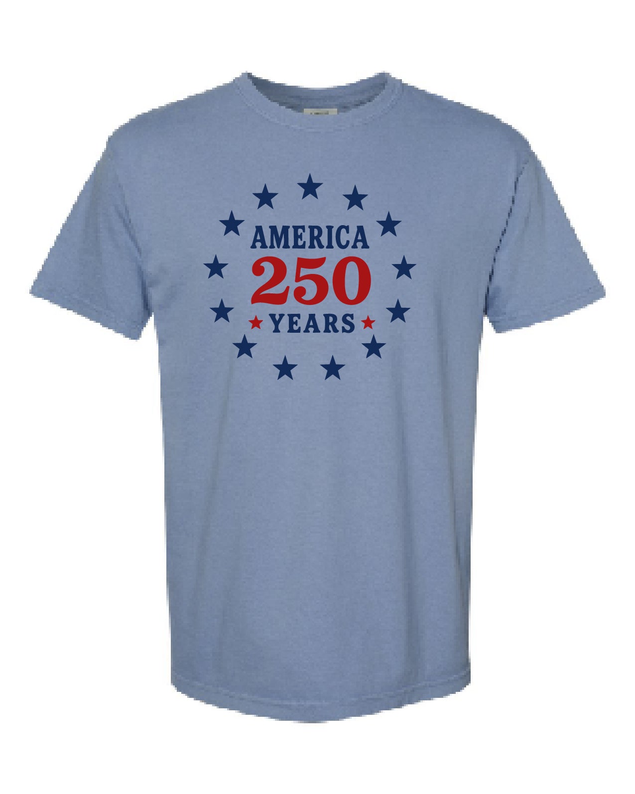 America's 250 - Patriotic Stars Tee - Heritage Blue