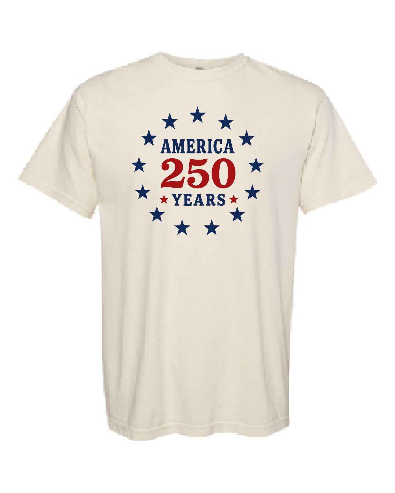 America's 250 - Patriotic Stars Tee - Natural